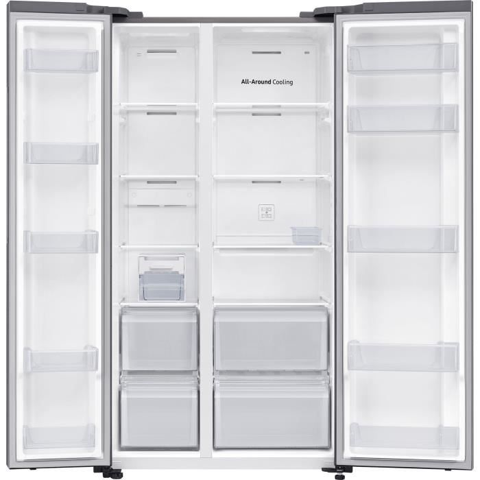 RÈfrigÈrateur SAMSUNG RS62DG5003S9 2 portes 650L Classe E Silver Mat