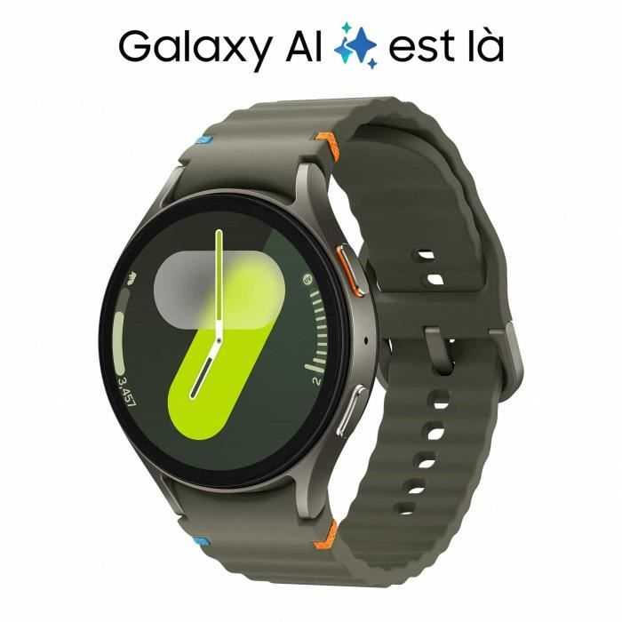 Montre connectÈe Samsung Watch7 44mm Vert kaki 4G