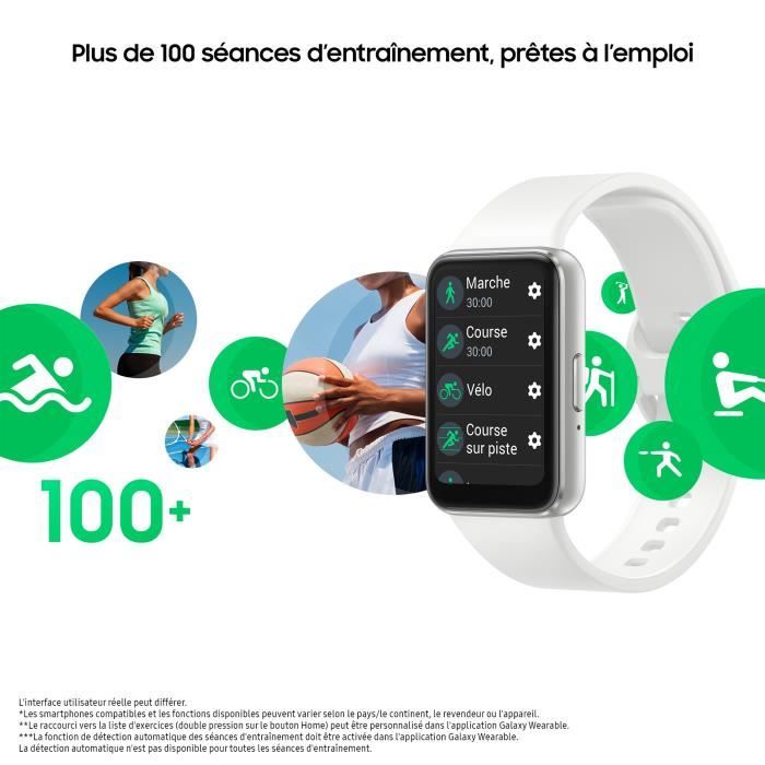 SAMSUNG Galaxy Fit 3 Bracelet ConnectÈ Argent