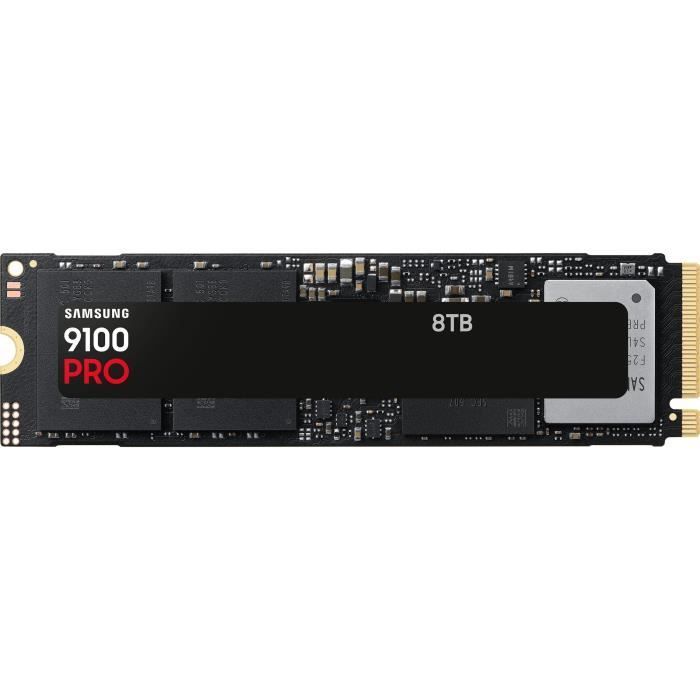 SAMSUNG - MZ-VAP8T0BW - SSD Interne 9100 PRO - 8 To - NVMe 2.0 M.2 PCIe 5.0 x4