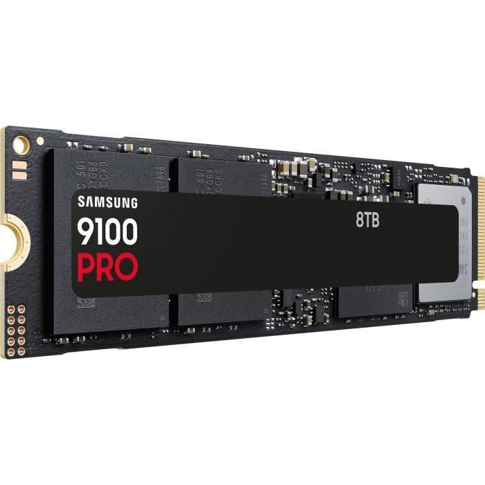 SAMSUNG - MZ-VAP8T0BW - SSD Interne 9100 PRO - 8 To - NVMe 2.0 M.2 PCIe 5.0 x4