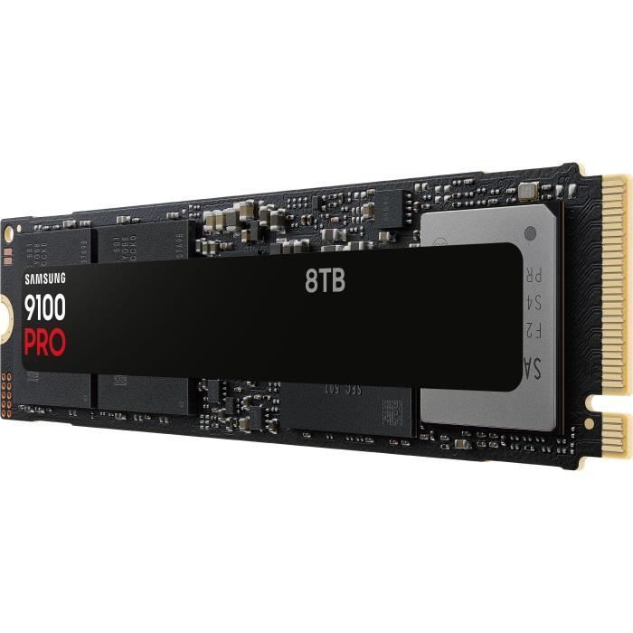 SAMSUNG - MZ-VAP8T0BW - SSD Interne 9100 PRO - 8 To - NVMe 2.0 M.2 PCIe 5.0 x4