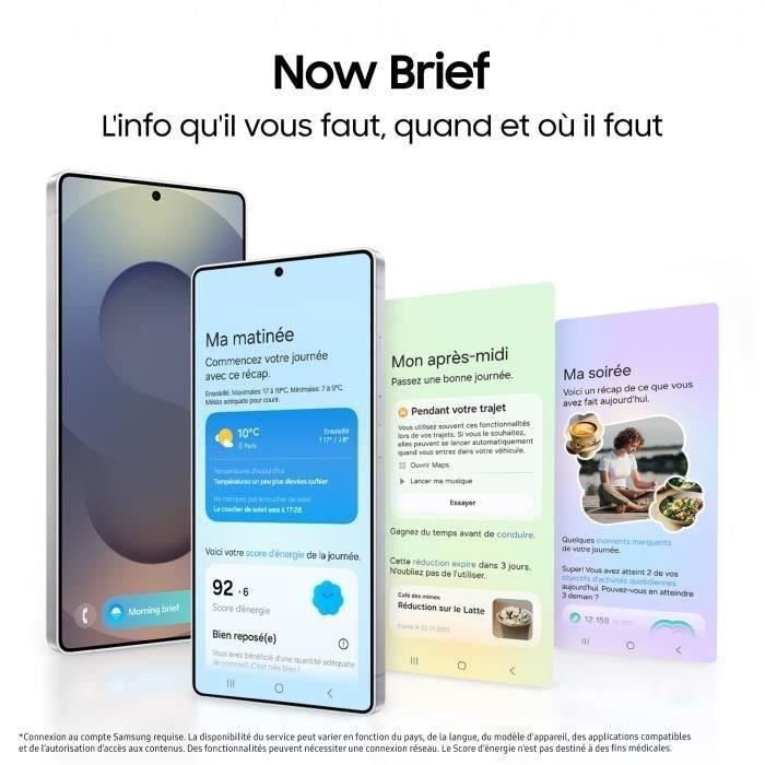 SAMSUNG Galaxy S25 Ultra AI Smartphone 256 Go Gris Titane