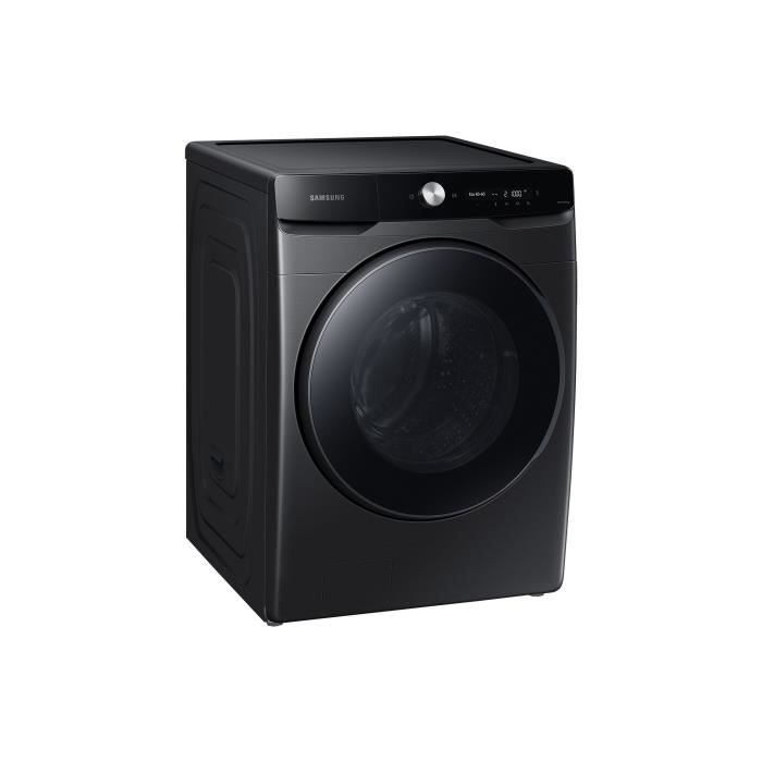 Lave-linge hublot SAMSUNG Ecobubble WF20DG8650BV - 20 kg - Digital Inverter - L68,6cm - 1000 trs/min - Classe A - Noir