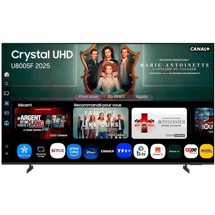 Samsung 70U8005F - TV LED 70 (178 cm) - 4K UHD 3840x2160 - HDR - Smart TV - Gaming Hub - 3xHDMI - WiFi