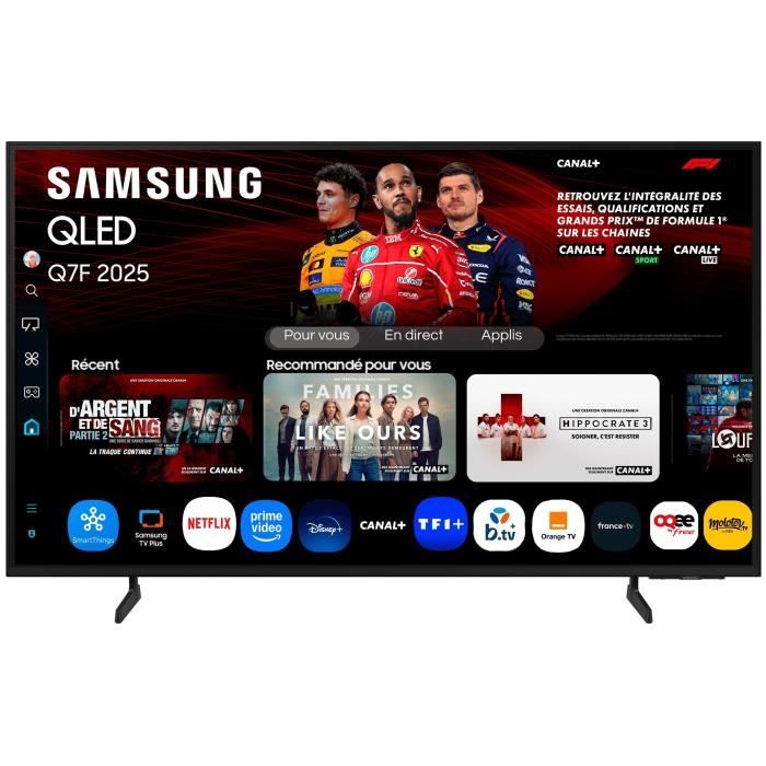 Samsung 75Q7F - TV QLED 75 (190 cm) - 4K UHD 3840x2160 - HDR10+ - Smart TV - Gaming Hub - 3xHDMI - WiFi