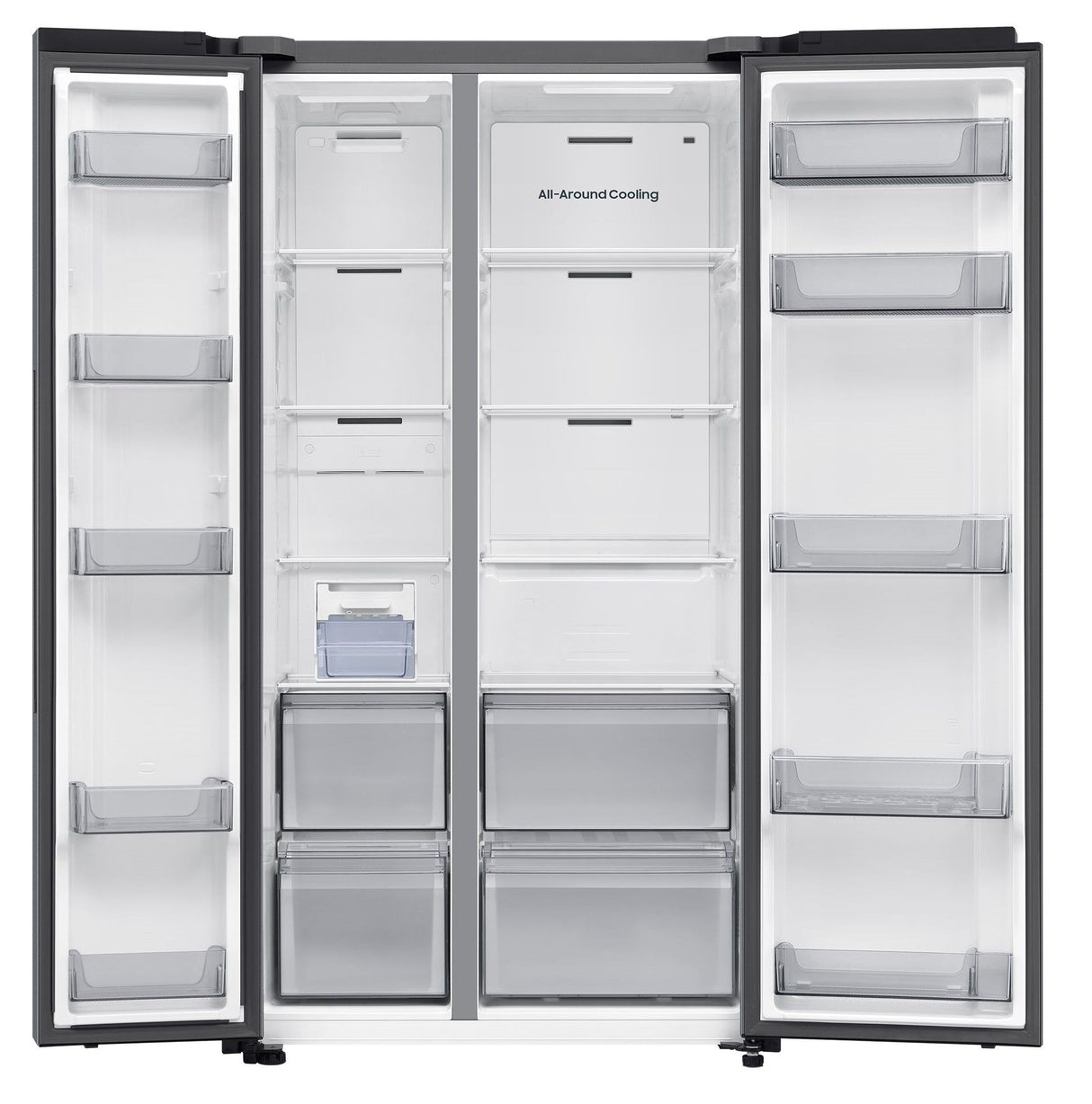 Réfrigérateur américain - SAMSUNG - RS70F65QET - 2 portes - 659 L - Classe E - Platinum Inox