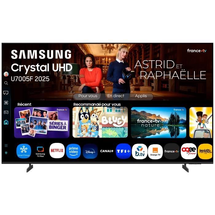Samsung 85U7005F - TV LED 85 (216 cm) - 4K UHD 3840x2160 - HDR10+ - Smart TV - Gaming Hub - 3xHDMI - WiFi