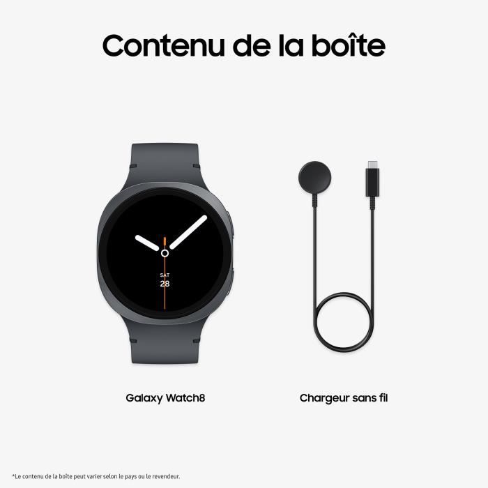 Samsung Galaxy Watch8 Montre connectée Bluetooth 44mm Graphite