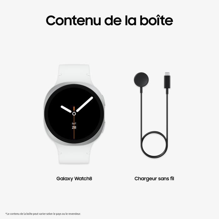 Samsung Galaxy Watch8 Montre connectée Bluetooth 44mm Silver