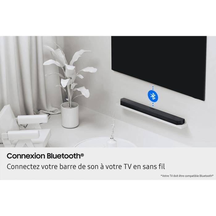 SAMSUNG HW-B66CF - Barre de son Series 3.1ch - Caisson sans fil 6,5'' - HP Central - Adaptative Sound Lite