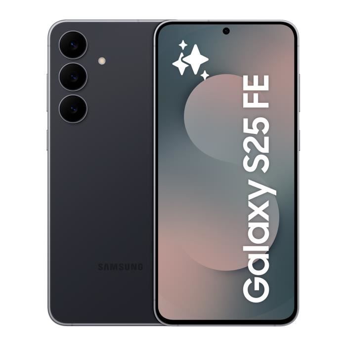 SAMSUNG Galaxy S25 FE AI Smartphone 128Go Noir Absolu