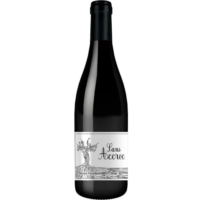 Sans Accroc 2024 Sélection parcellaire Vin de la Vallée du Rhône Syrah - Vin de France rouge