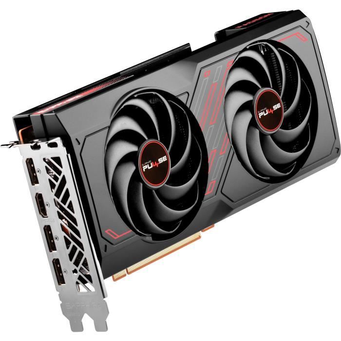 SAPPHIRE - Carte Graphique - PULSE AMD RADEON - RX 7600 GAMING 8GB GDDR6 - HDMI / TRIPLE DP