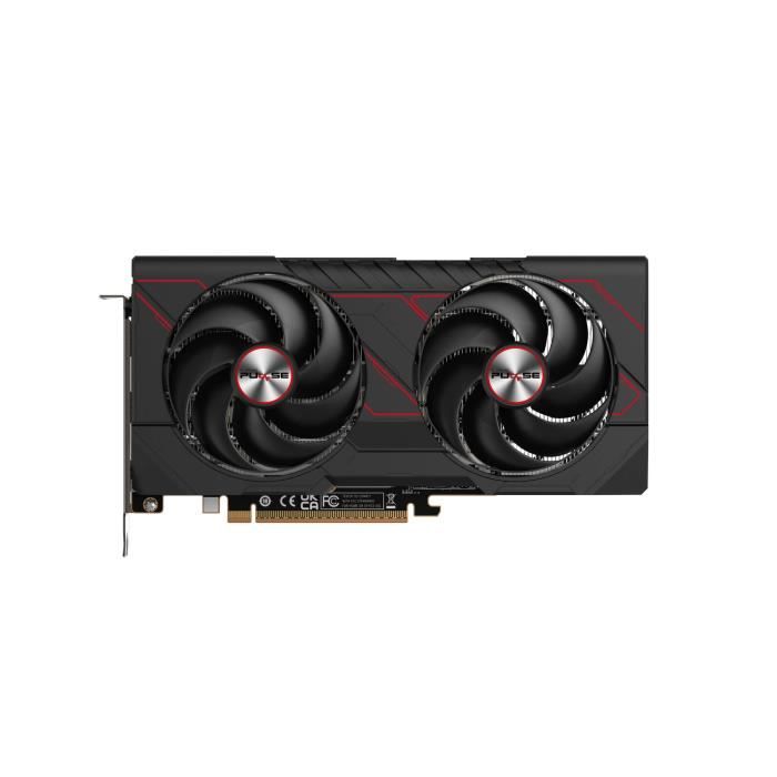 SAPPHIRE - Carte graphique - PULSE AMD RADEON RX 9060 XT GAMING OC - 16GB - DUAL HDMI / DP