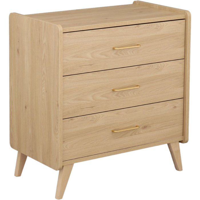 Chambre bébé duo - Lit 120 x 60 cm + Commode 3 tiroirs - Arty - SAUTHON