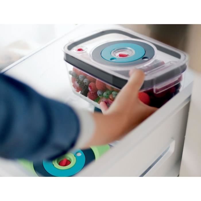 Kit pour mise sous vide - BOSCH - MSEV6FS1 - BoÓte sous vide avec bac 1 L - 3 sacs de 1,2 L + 3 sacs de congÈlation (3,8 L)