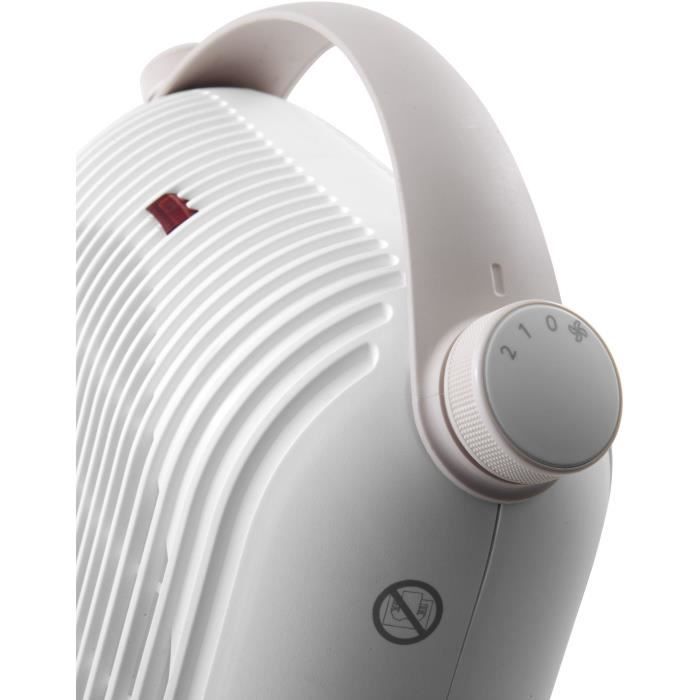 Radiateur soufflant classique DELONGHI - 2400W - Thermostat de sÈcuritÈ ajustable - IP21