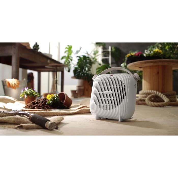 Radiateur soufflant classique DELONGHI - 2400W - Thermostat de sÈcuritÈ ajustable - IP21