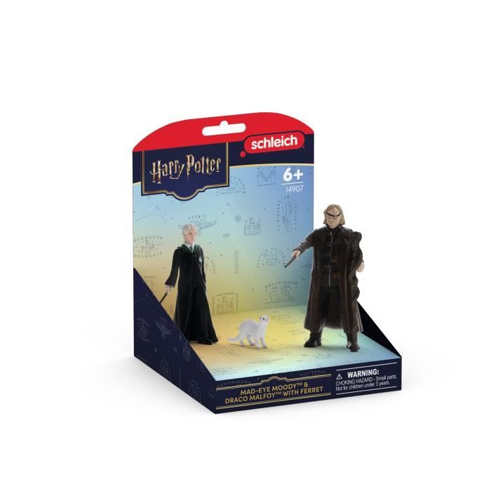 Figurine Alastor Maugrey & Drago Malfoy et le furet, Schleich 14907 Gamme Harry Potter©
