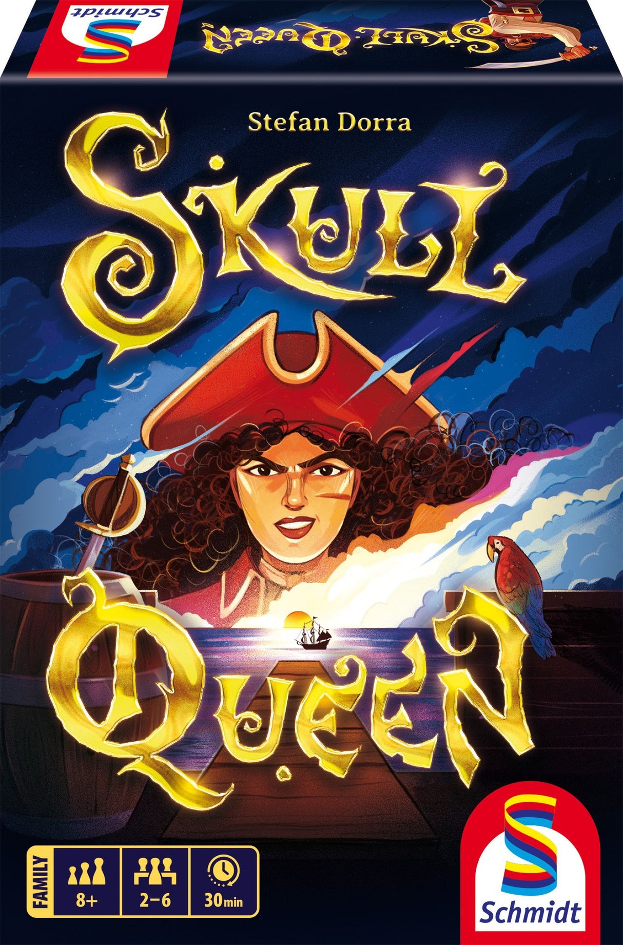 Skull Queen Jeu de cartes - SCHMIDT - 49456 - Multicolore - 2 a 6 joueurs - a partir de 8 ans