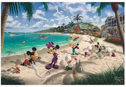 Puzzle - SCHMIDT SPIELE - DISNEY, Mickey & Minnie in Florida - 200 pieces - Des 7 ans