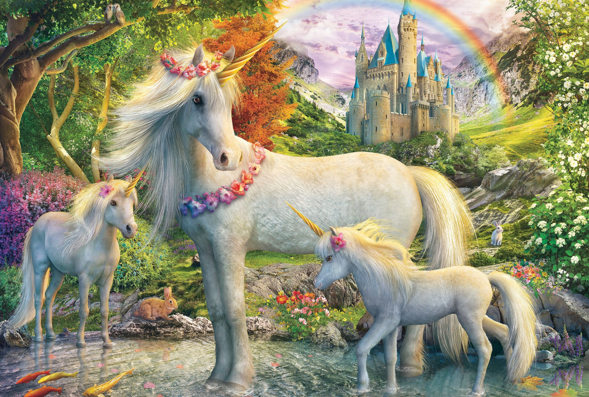 Puzzle - SCHMIDT SPIELE - La licorne et ses poulains - 200 pieces - Des 8 ans