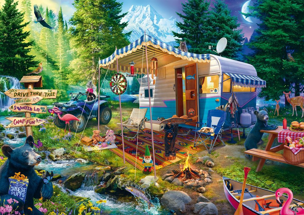 Puzzle - SCHMIDT SPIELE - La caravane dans les montagnes - 1000 pieces - Des 12 ans