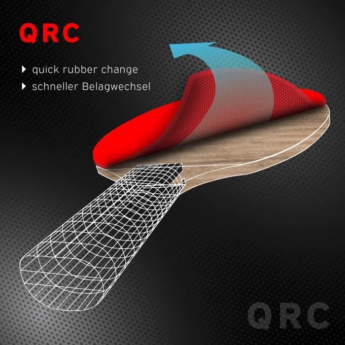 Raquette de tennis de table - SCHILDKR÷T - CARBOTEC 3000