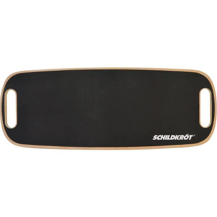 Planche d'Èquilibre - Fitness - SCHILDKR÷T - AntidÈrapant - Diametre 11 cm - 73,5 x 28 cm - WOODEN BALANCE BOARD