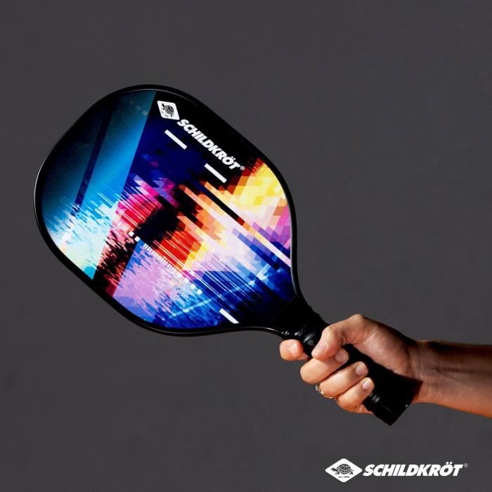 Set de Pickleball - SCHILDKRÖT - Jeu de raquettes - 2 raquettes + 2 balles
