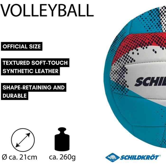 Ballon de volley - SCHILDKR÷T - Taille 5 / 21 cm - Cuir synthÈtique