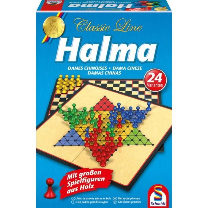 Dames Chinoises - Jeu de société de plateau - 49217 - Classic Line - Schmidt spiele