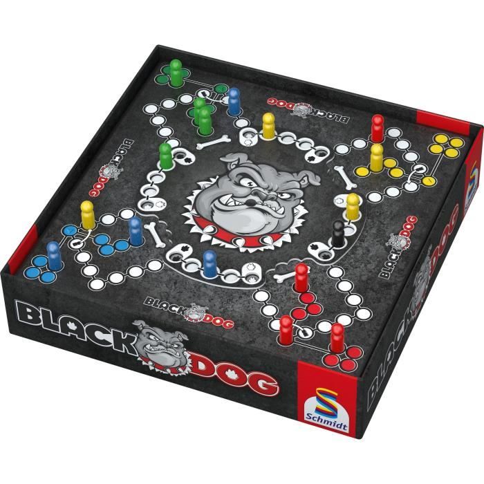 Black DOG - Jeux de Société - SCHMIDT SPIELE - Affrontez le mystérieux Black DOG dans ce jeu de stratégie captivant !