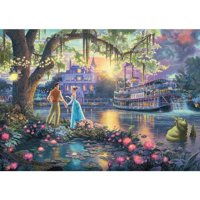 Puzzle - SCHMIDT SPIELE - DISNEY, La princesse et la grenouille - 1000 pieces - Des 12 ans