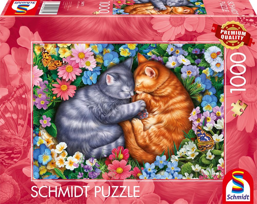 Puzzle - SCHMIDT SPIELE - Sommeil aux pattes de velours - 1000 pieces - Des 12 ans