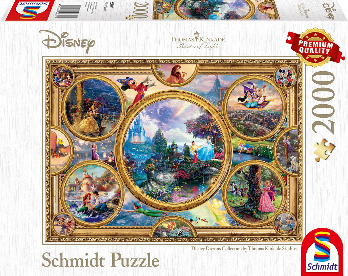Puzzle - SCHMIDT SPIELE - DISNEY, Dreams Collection - 2000 pieces - Des 14 ans