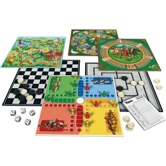 100 Jeux de société classique, SCHMIDT SPIELE, Profitez de 100 jeux classiques dans ce coffret complet !