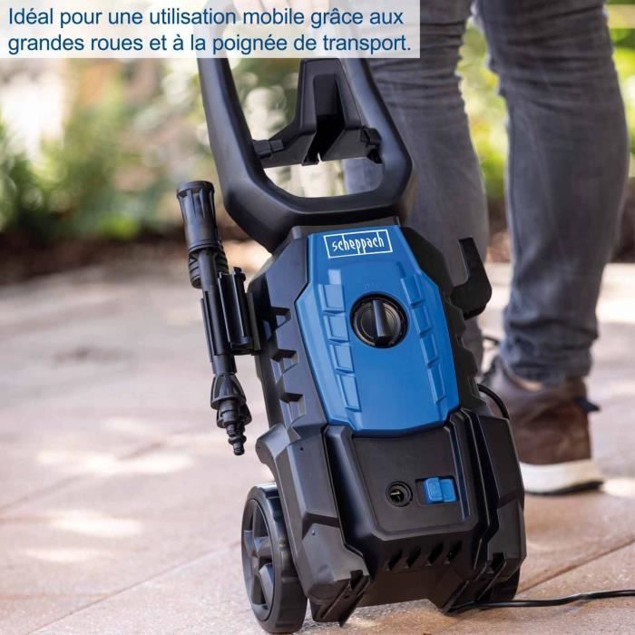 Nettoyeur haute pression Èlectrique - Scheppach - HPC1600-Kit - 135 bar - 420L/h