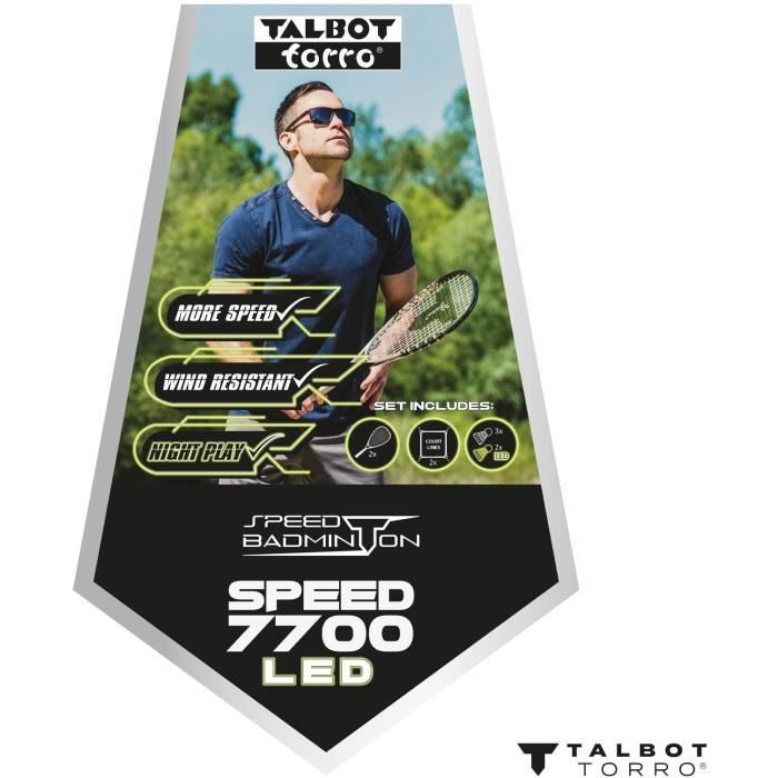 Set de Speedbadminton - SCHILDKR÷T - Set SPEED 7700 LED