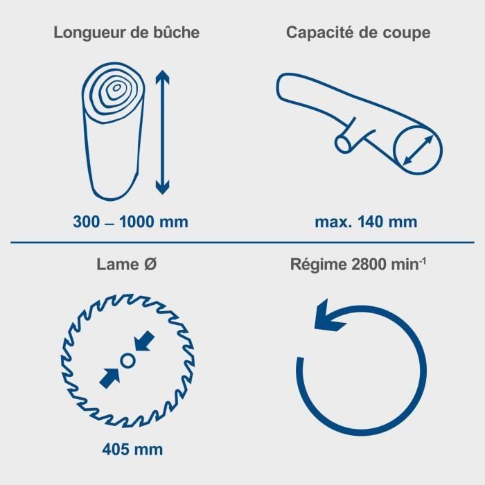 Scie a b˚ches Scheppach HS410 - lame ÿ 405mm - 2200W - garantie 5 ans