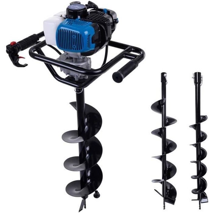 Tariere thermique SCHEPPACH EB2000 livrÈe avec 3 meches 100, 150 et 200mm