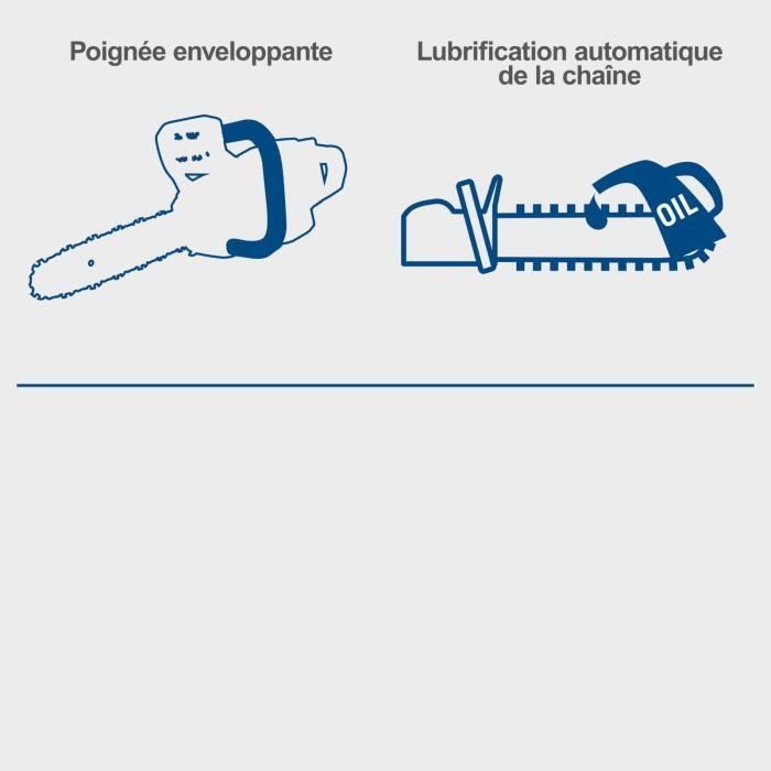 Tronçonneuse sans fil C-CS254-X - longueur de coupe 20cm - SCHEPPACH 20V IXES - sans batterie ni chargeur
