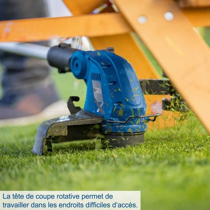 Coupe bordure sans fil SCHEPPACH C-LT300-X - SET S2 - Coupe 30cm - 2 batteries 20V 2Ah IXES + chargeur double