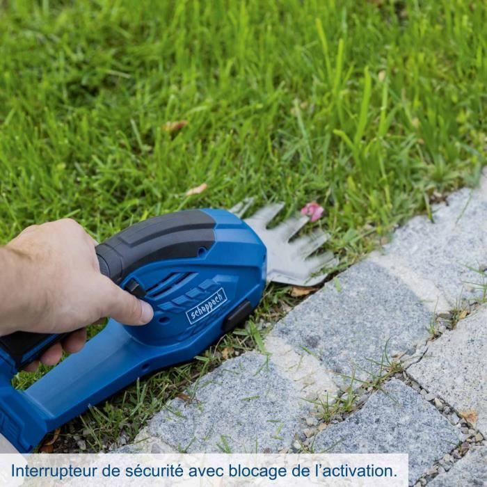 Coupe-bordure/taille-haies sans fil SCHEPPACH C-HTGS200-X - Set S - 2 en 1 - Batterie 20V IXES 2Ah + chargeur