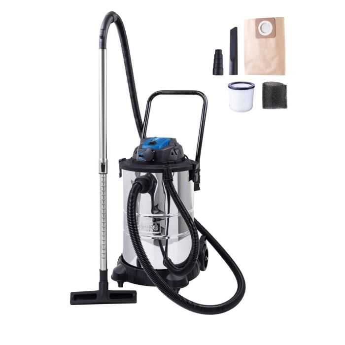 Aspirateur eau et poussiere VC50 - 1400 W - Cuve inox 50L - SCHEPPACH