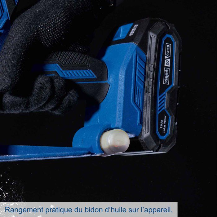 Scie de jardin sans fil SCHEPPACH C-PS100-X - SET S - Batterie 20V IXES 2 Ah + chargeur