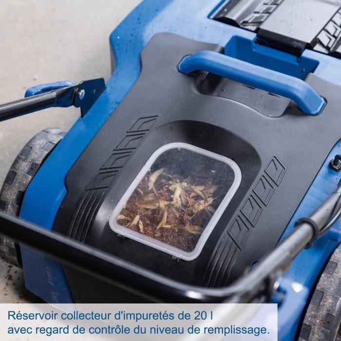 Balayeuse sans fil SCHEPPACH - C-S610-X SET S - 20L - Largeur brosse 61 cm - Batterie 20V 1Ah IXES + chargeur