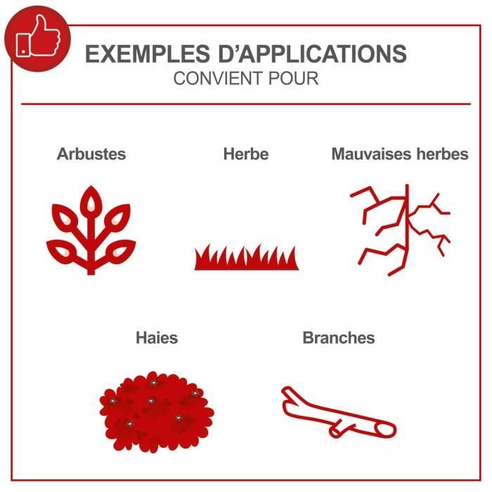 Débroussailleuse thermique 4 en 1 SCHEPPACH OMF52-4P (débrousailleuse, élagueuse, taille-haies, coupe-bordures)
