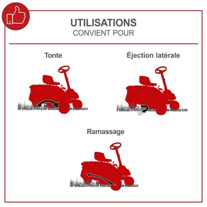 TONDEUSE AUTOPORTEE RIDER THERMIQUE - MR230-61- 61cm 224CC SCHEPPACH